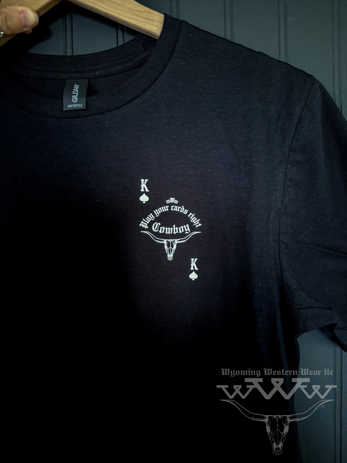 Play your cards right cowboy T shirt