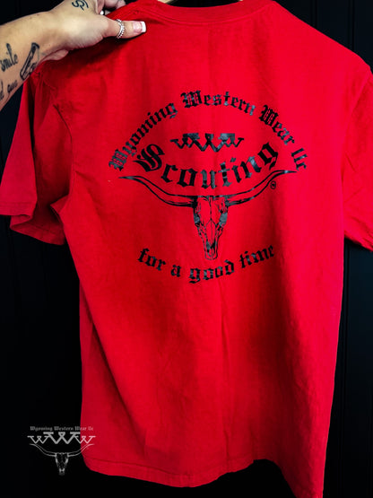 Scouting for a good time T shirt