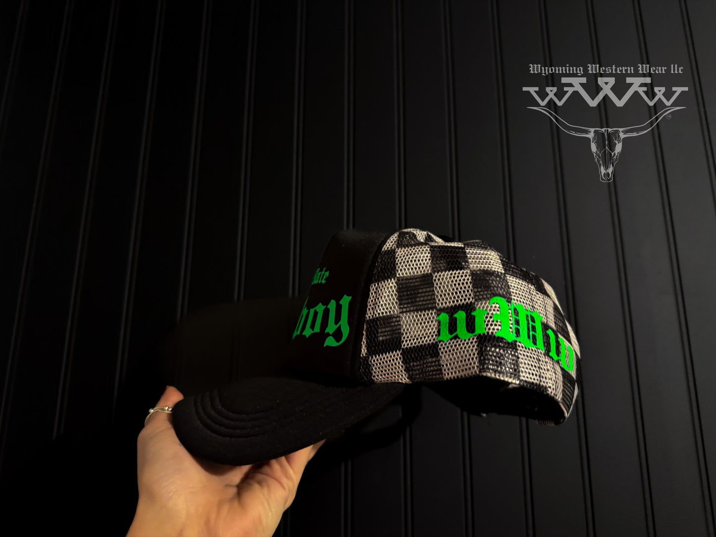 Check Mate Cowboy Trucker hat