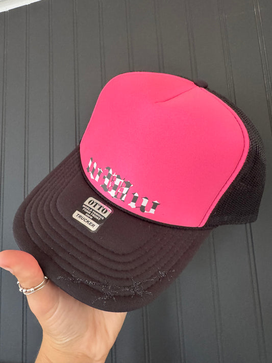 Is it pink? Foam trucker hat