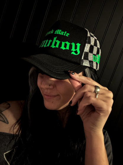 Check Mate Cowboy Trucker hat