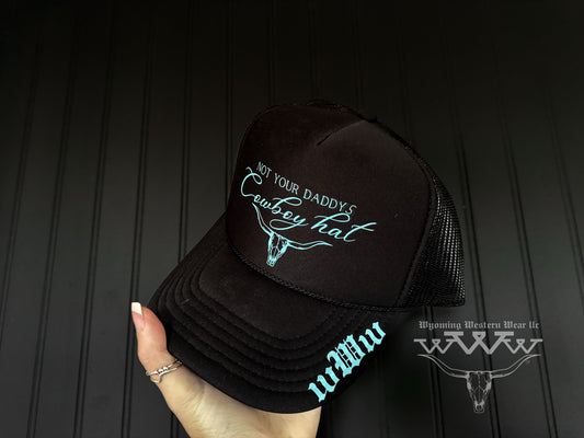 Not your daddy’s Cowboy Hat Trucker hat