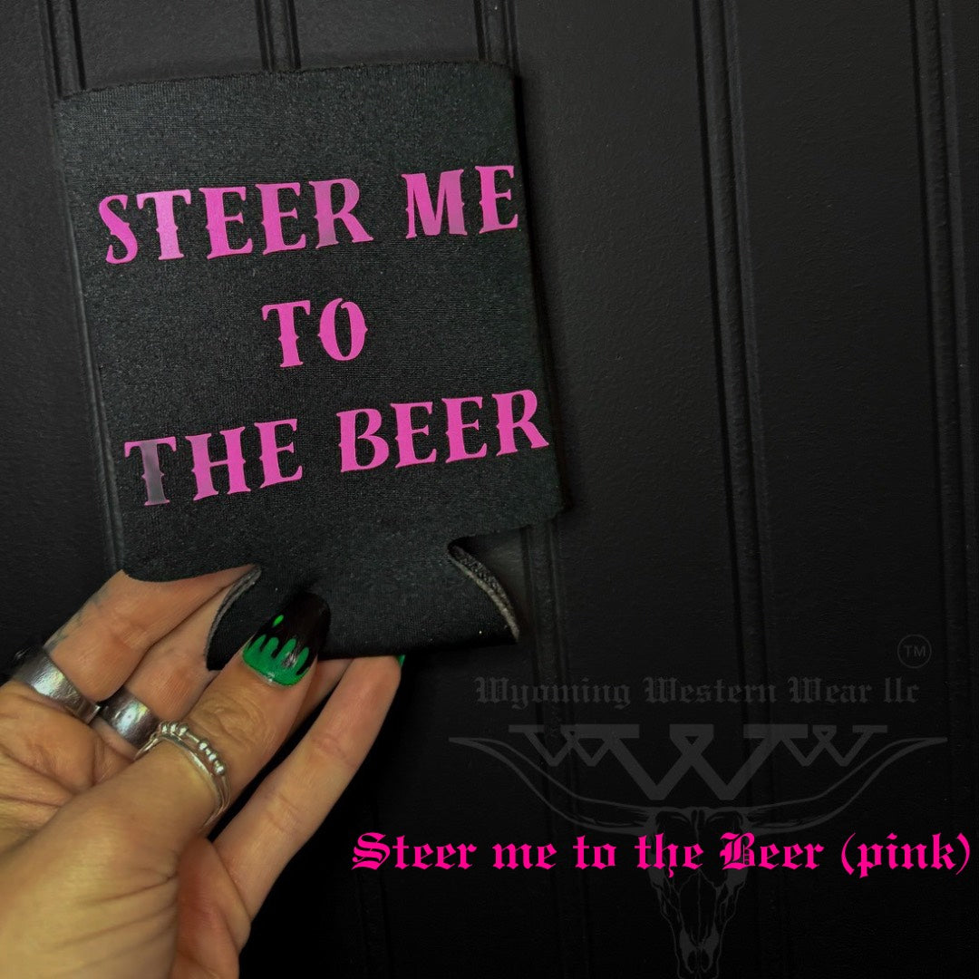 Steer Beer Koozie