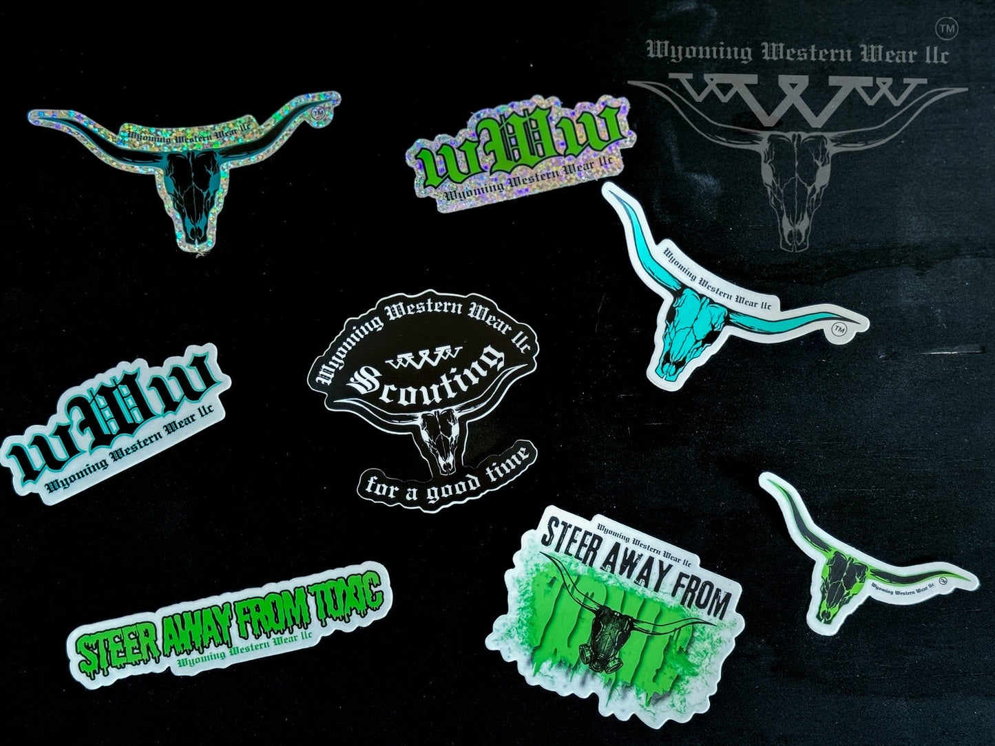 Brand Steer Skull - Steer Stickers